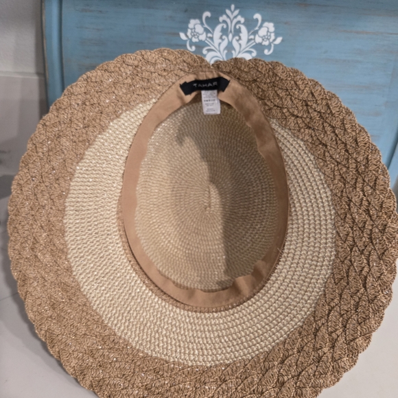 Tahari Beige and Tan Women's Hat - Picture 6 of 7